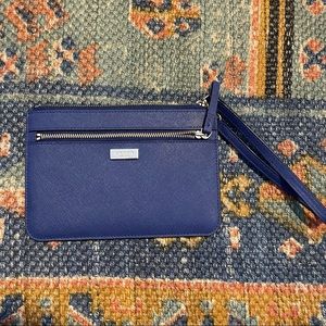 Kate Spade navy wristlet